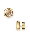 Michael Kors' sparkly gold studs are a versatile daytime detail. Put these faceted earrings into your weekly rotation and wear them to dress up daytime denim or finish an understated cocktail look.