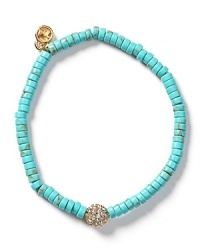 Work Southwestern flair into your accessory collection with Michael Kors' turquoise bracelet. Wear the the Santa Fe-inspired style day and night--it loves denim and LBDs. Work Southwestern flair into your accessory collection with Michael Kors' turquoise bracelet. Wear the the Santa Fe-inspired style day and night--it loves denim and LBDs.