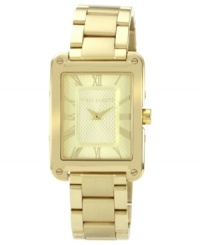 A perfectly angled watch in golden tones from Vince Camuto. A perfectly angled watch in golden tones from Vince Camuto.