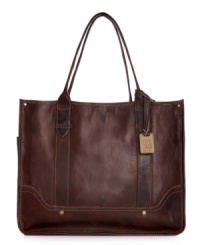 You don't have to be a co-ed to rock this hipster-chic style from Frye, featuring rich antiqued leather and custom hardware. Ultra-spacious and outfitted with plenty of pockets, it's the perfect on-the-go accessory. You don't have to be a co-ed to rock this hipster-chic style from Frye, featuring rich antiqued leather and custom hardware. Ultra-spacious and outfitted with plenty of pockets, it's the perfect on-the-go accessory.