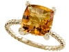 Genuine Citrine Ring by Effy Collection® in 14 kt Yellow Gold Size 6