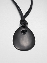 A timeless teardrop-shaped pendant creates an eye-catching effect for this corded necklace. Length, about 36Pendant size, about 3Drop, about 4Cord tiesImported A timeless teardrop-shaped pendant creates an eye-catching effect for this corded necklace. Length, about 36Pendant size, about 3Drop, about 4Cord tiesImported