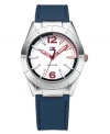 Cool blues or sultry reds, the choice is yours on this reversible sport watch from Tommy Hilfiger.