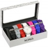 XOXO Women's XO9043 Seven Color Silicone Rubber Interchangeable Strap Set Watch