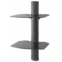 OmniMount Tria 2 Shelf Wall System, Black OmniMount Tria 2 Shelf Wall System, Black