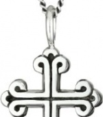 King Baby Cross Men's Traditional Cross Pendant Necklace