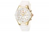 Michele Women's MWW12F000006 Tahitian Large Jelly Bean White Dial Watch