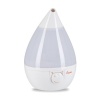 Crane Drop Shape Ultrasonic Cool Mist Humidifier with 2.3 Gallon output per day - White