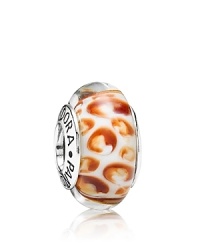 A dramatic python-print design infuses your collection with a touch of the wild. Logo-engraved sterling silver trim displays the PANDORA signature. A dramatic python-print design infuses your collection with a touch of the wild. Logo-engraved sterling silver trim displays the PANDORA signature.