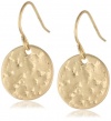 NINE WEST VINTAGE AMERICA Rugged Beauty Worn Tone Disc Drop Earrings