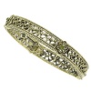 Daisy Filigree Brass Stretch Bracelet