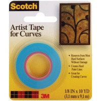 3M Scotch 1/8-Inch Artist Curves Tape 3M Scotch 1/8-Inch Artist Curves Tape