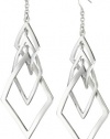 Kenneth Cole New York Modern Edge Geometric 3 Link Drop Earrings