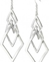 Kenneth Cole New York Modern Edge Geometric 3 Link Drop Earrings