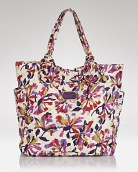 MARC BY MARC JACOBS is in full bloom with this nylon tote. A familiar shape updated in a bold print, it's an effortless essential for work or play. MARC BY MARC JACOBS is in full bloom with this nylon tote. A familiar shape updated in a bold print, it's an effortless essential for work or play.
