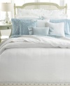 Lauren by Ralph Lauren Spring Hill Seersucker White KING Comforter