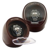 Burgundy color single automatic watch winder. Burgundy color single automatic watch winder.
