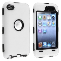 eforCity Hybrid Case for Apple iPod touch 4G - Black Hard/White Skin eforCity Hybrid Case for Apple iPod touch 4G - Black Hard/White Skin