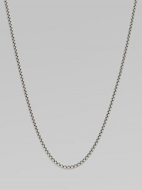 Sterling silver and 14K yellow gold chain necklace. Lobster claw clasp 72 long Made in USA