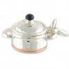 3-D Movable Stock Pot Vintage Style 925 Sterling Silver and Enamel Traditional Charm or Pendant