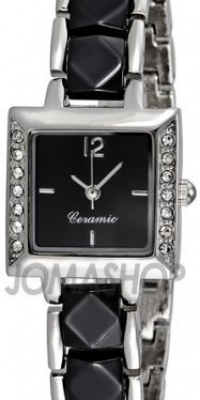 FMD Black Dial Brass and Ceramic Ladies Watch ZRT90004 FMD Black Dial Brass and Ceramic Ladies Watch ZRT90004