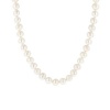 14k Yellow Gold 8.5-9mm White Freshwater Cultured AA Quality Pearl Necklace, 20