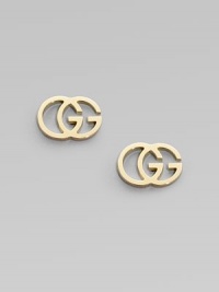The famous interlocking double G, crafted into stunning studs of 18k yellow gold.18k yellow gold Width, about ½ Post back Made in Italy The famous interlocking double G, crafted into stunning studs of 18k yellow gold.18k yellow gold Width, about ½ Post back Made in Italy