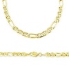 Solid 14k Yellow Gold Gucci Figarucci Chain Necklace 6mm 18