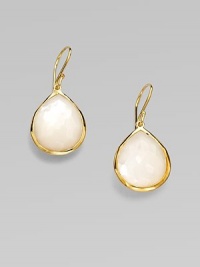 From the Rock Candy® Collection. A beautifully faceted teardrop-shaped mother-of-pearl set in resplendent 18k gold. Mother-of-pearl18k goldDrop, about 1¼ Hook backImported From the Rock Candy® Collection. A beautifully faceted teardrop-shaped mother-of-pearl set in resplendent 18k gold. Mother-of-pearl18k goldDrop, about 1¼ Hook backImported