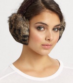 Dyed rabbit hair adds irresistible luxury to this classic cold-weather defender featuring MP3 capability.Removable MP3 cordDyed rabbit furImportedFur origin: China