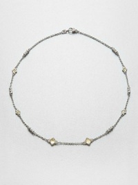 From the Estate Collection. A graduated style of beautifully faceted canary crystal stones set in intricately detailed, sterling silver on a textured link chain. Canary crystalsSterling silverLength, about 17Lobster clasp closureImported From the Estate Collection. A graduated style of beautifully faceted canary crystal stones set in intricately detailed, sterling silver on a textured link chain. Canary crystalsSterling silverLength, about 17Lobster clasp closureImported