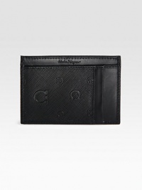 Compact card case rendered in fine Italian calfskin leather with signature gancini coating.Three card slotsLeather10W x 7HMade in Italy Compact card case rendered in fine Italian calfskin leather with signature gancini coating.Three card slotsLeather10W x 7HMade in Italy