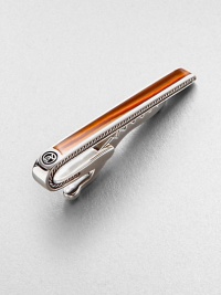 A stylish sartorial finish in sterling silver and tiger's eye.Sterling silverTiger's eyeAbout 2 longImported A stylish sartorial finish in sterling silver and tiger's eye.Sterling silverTiger's eyeAbout 2 longImported