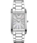 Elegance in its purest form, this Emporio Armani watch is adorned with shimmering diamond accents.