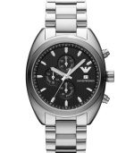 Set aside some time for a style upgrade with this classic timepiece from Emporio Armani.