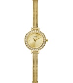 Always elegant, this slender timepiece by GUESS finishes your complete look.
