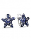 Effy Jewlery Balissima Splash Blue Sapphire Starfish Earrings