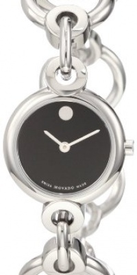 Movado Women's 0606487 Circlo Stainless Steel Black Museum Dial Bracelet Watch Movado Women's 0606487 Circlo Stainless Steel Black Museum Dial Bracelet Watch