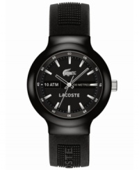 Lacoste L!VE's midnight cool Borneo collection watch will keep you stylish through the weekend. Lacoste L!VE's midnight cool Borneo collection watch will keep you stylish through the weekend.