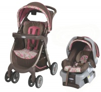 Graco FastAction Fold Classic Connect DLX Travel System, Jacqueline Graco FastAction Fold Classic Connect DLX Travel System, Jacqueline