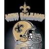 Northwest New Orleans Saints Gridiron Fleece Throw