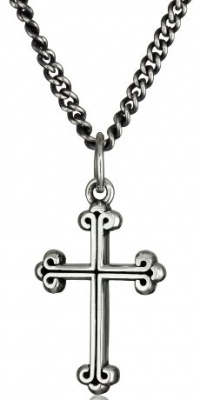 King Baby Cross Men's Extra Small Traditional Cross Pendant Necklace King Baby Cross Men's Extra Small Traditional Cross Pendant Necklace