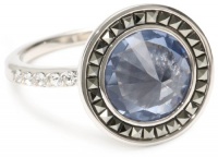 Judith Jack Color Pop Sterling Silver, Marcasite and Blue Spinel Ring Judith Jack Color Pop Sterling Silver, Marcasite and Blue Spinel Ring