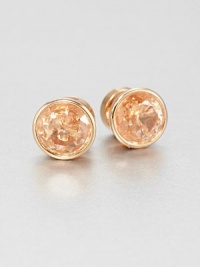 A classic stud design with sparkling, faceted stones. GlassRose goldtoneSize, about .5Post backImported A classic stud design with sparkling, faceted stones. GlassRose goldtoneSize, about .5Post backImported