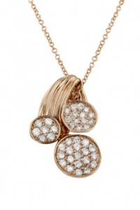 Effy Jewlery Pave Classica 14K Rose Gold Diamond Pendant, .45 TCW