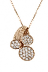 Effy Jewlery Pave Classica 14K Rose Gold Diamond Pendant, .45 TCW Effy Jewlery Pave Classica 14K Rose Gold Diamond Pendant, .45 TCW