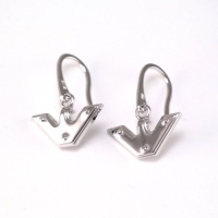 Emporio Armani Sterling Silver Eagle Earrings Emporio Armani Sterling Silver Eagle Earrings