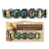 Creative Ventures Religious Saints Hematite Tile Stretch Bracelet