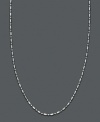 A modern alternative to a traditional chain. This necklace by Giani Bernini does the trick with a dot-dash style. Approximate length: 18 inches.