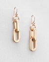 A sleek piece in rose goldtone-plating. Rose goldtone-plated brassDrop, about 1.8French hook backImported 